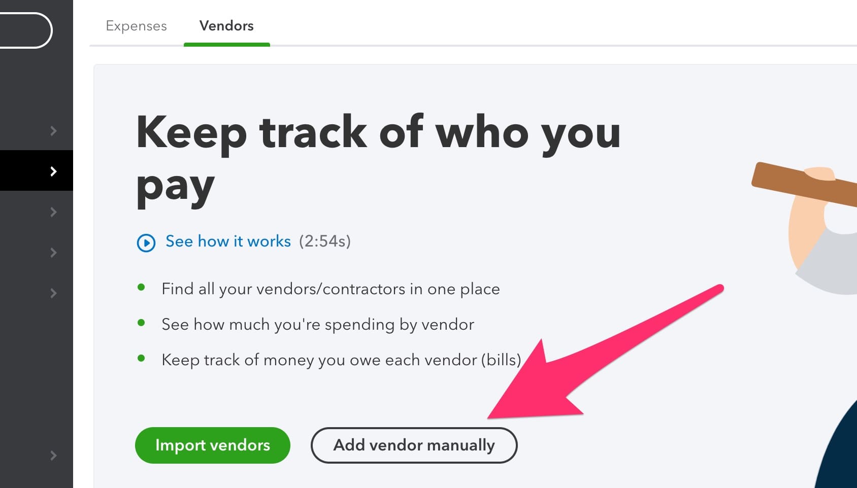add maintenance vendors