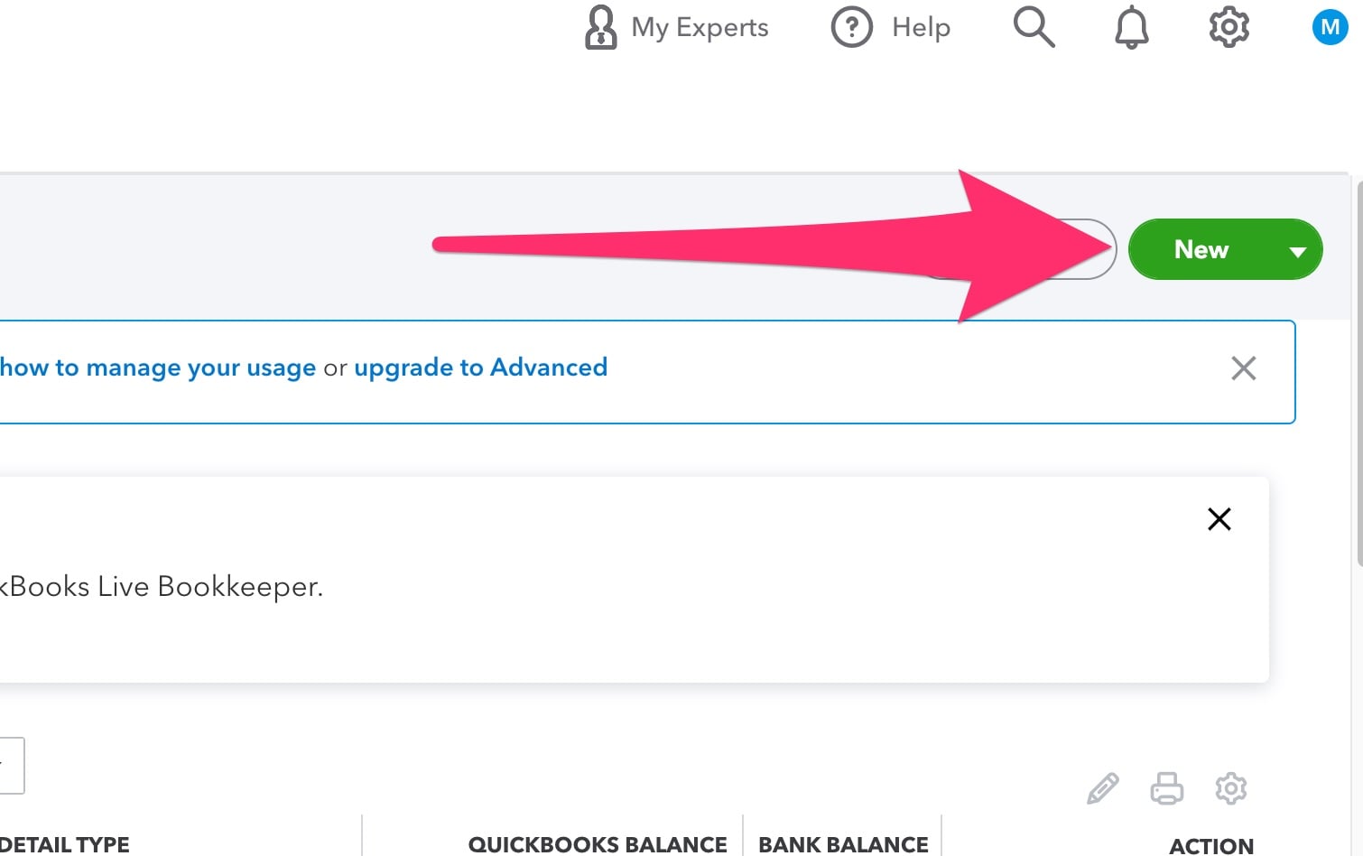 create new account