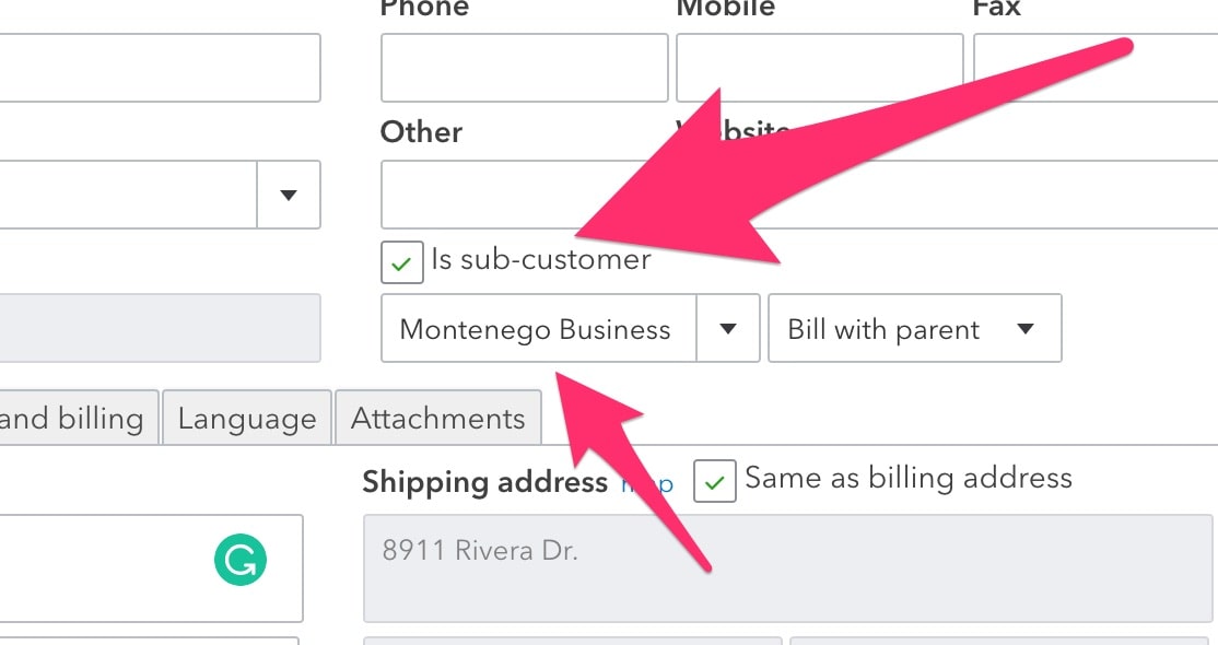 add sub-customer