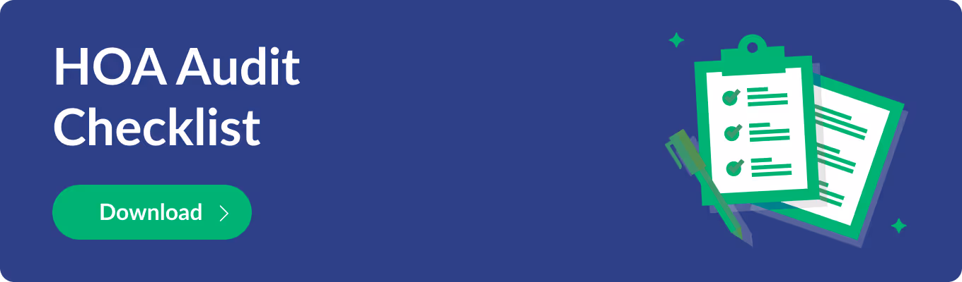 HOA Audit Checklist