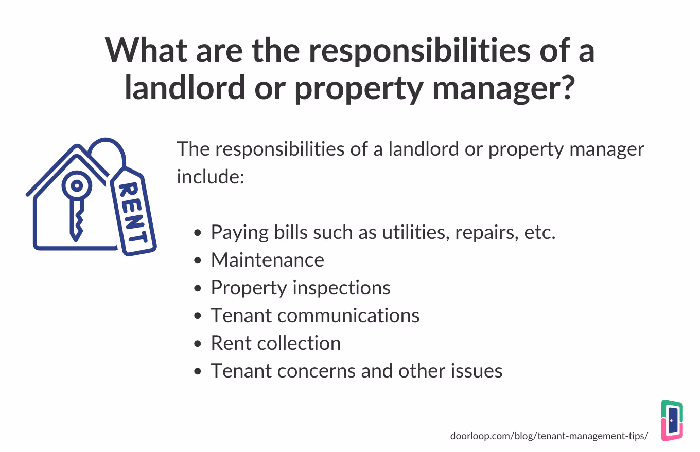 Tenant Management Responsibilities
