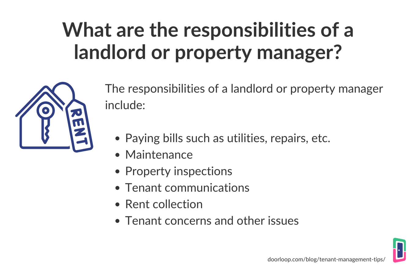 Tenant Management Responsibilities
