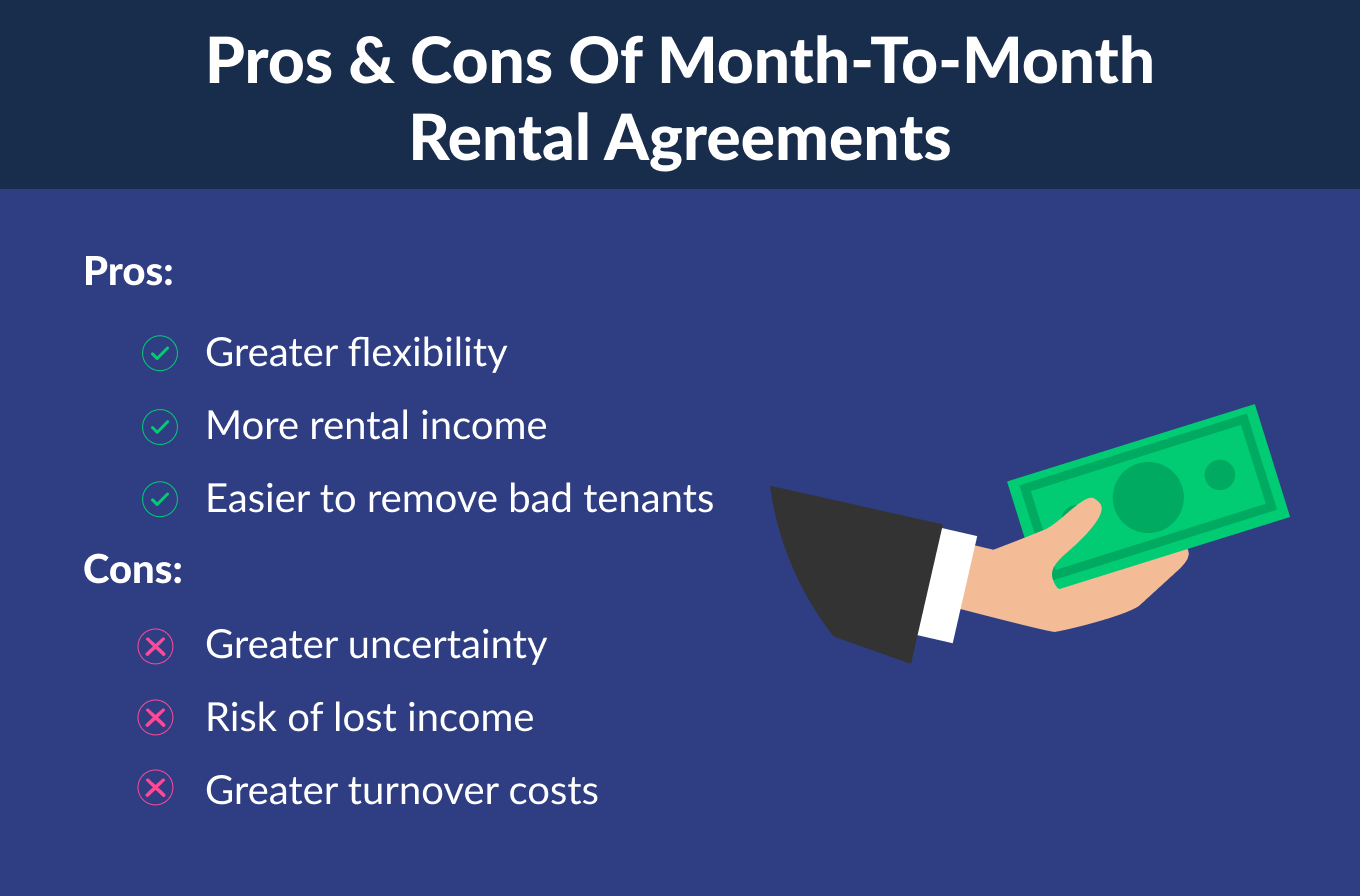 pros and cons of month to month lease agreements