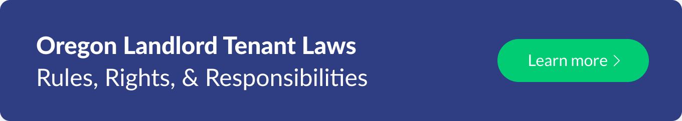 Oregon landlord tenant laws