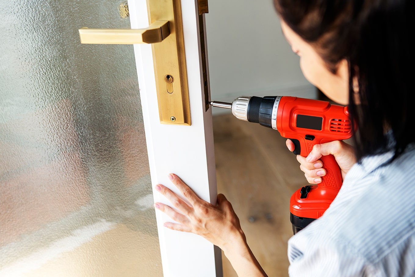 working on rental property