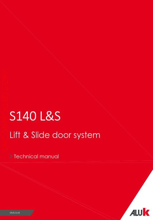 S140 Lift and Slide Door Technical Manual 1-8