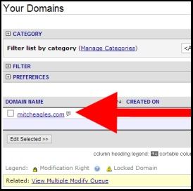 Choosing the appropriate domain