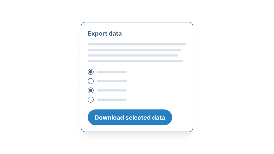 One-Click Export