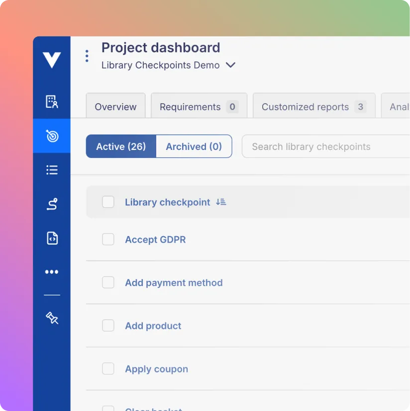 Virtuoso features in application