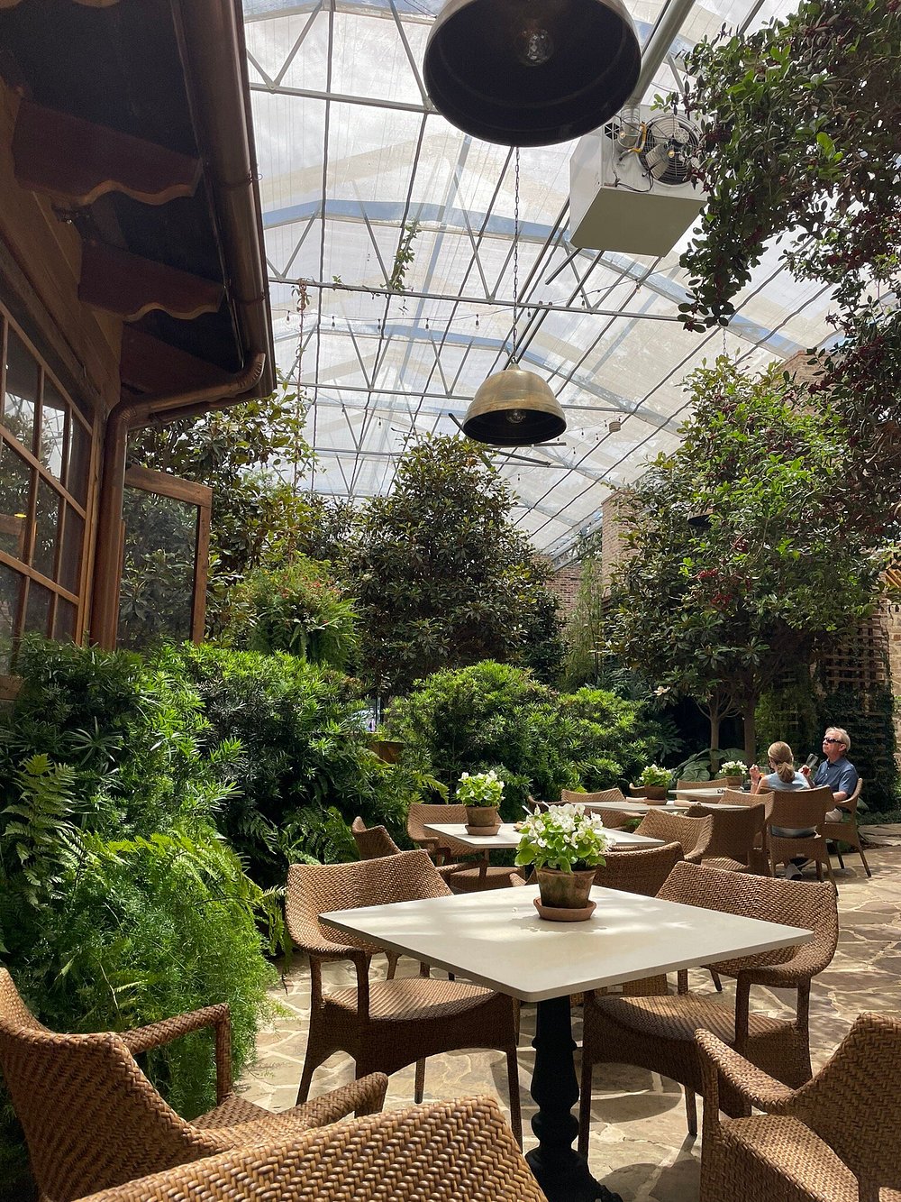 Garden dining at The Botanic near Tiger Town