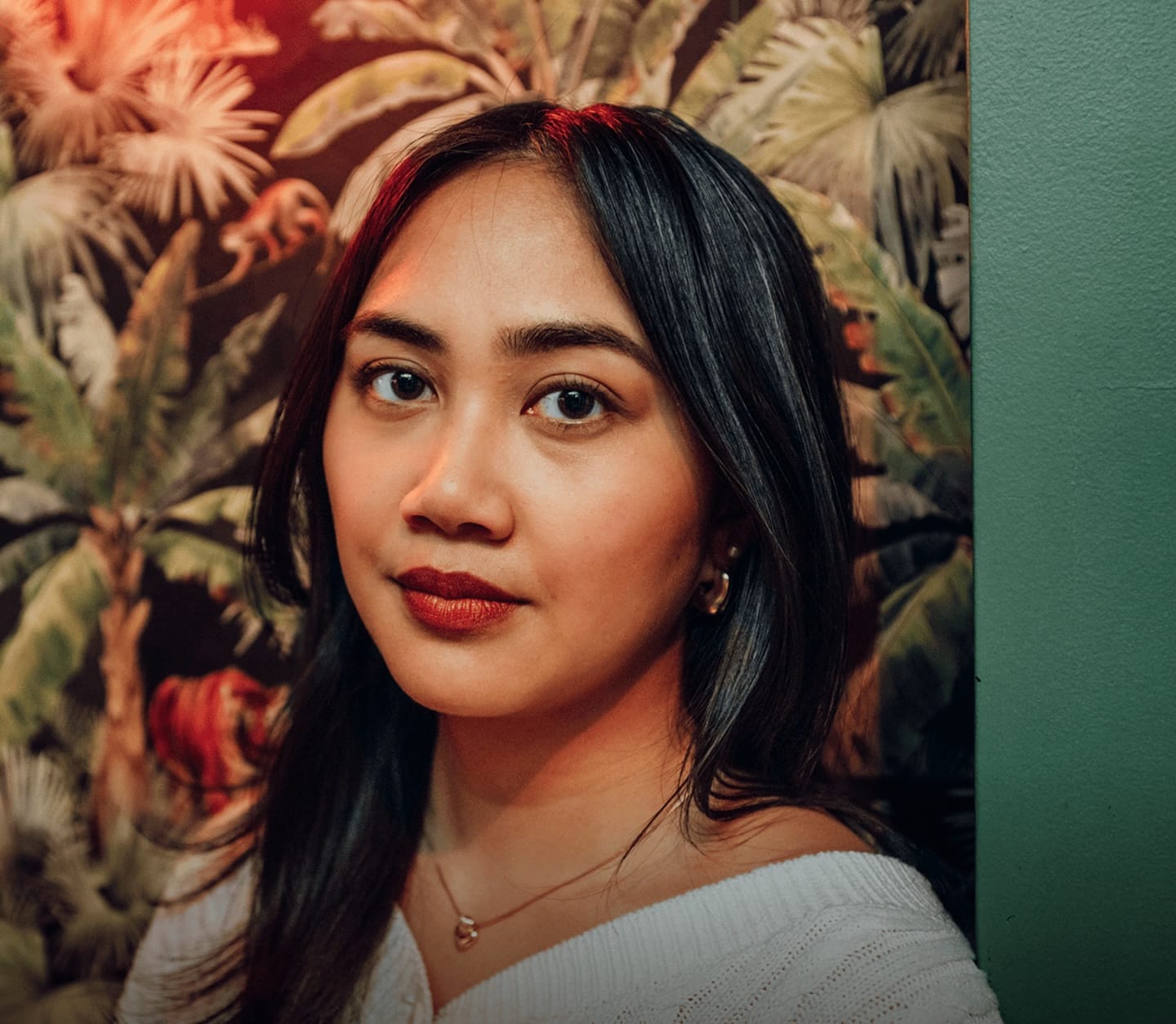 woman with dark hair