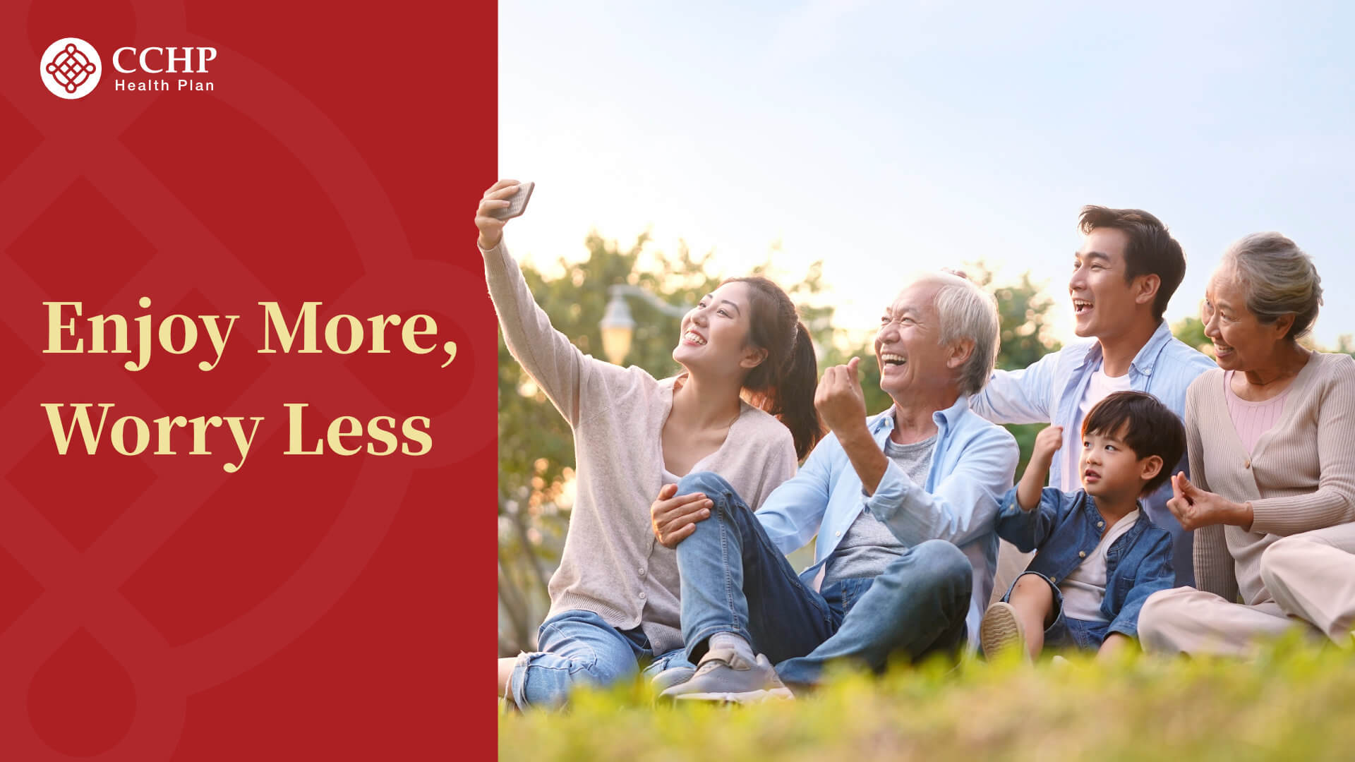 Creative shot example of CCHP's new brand