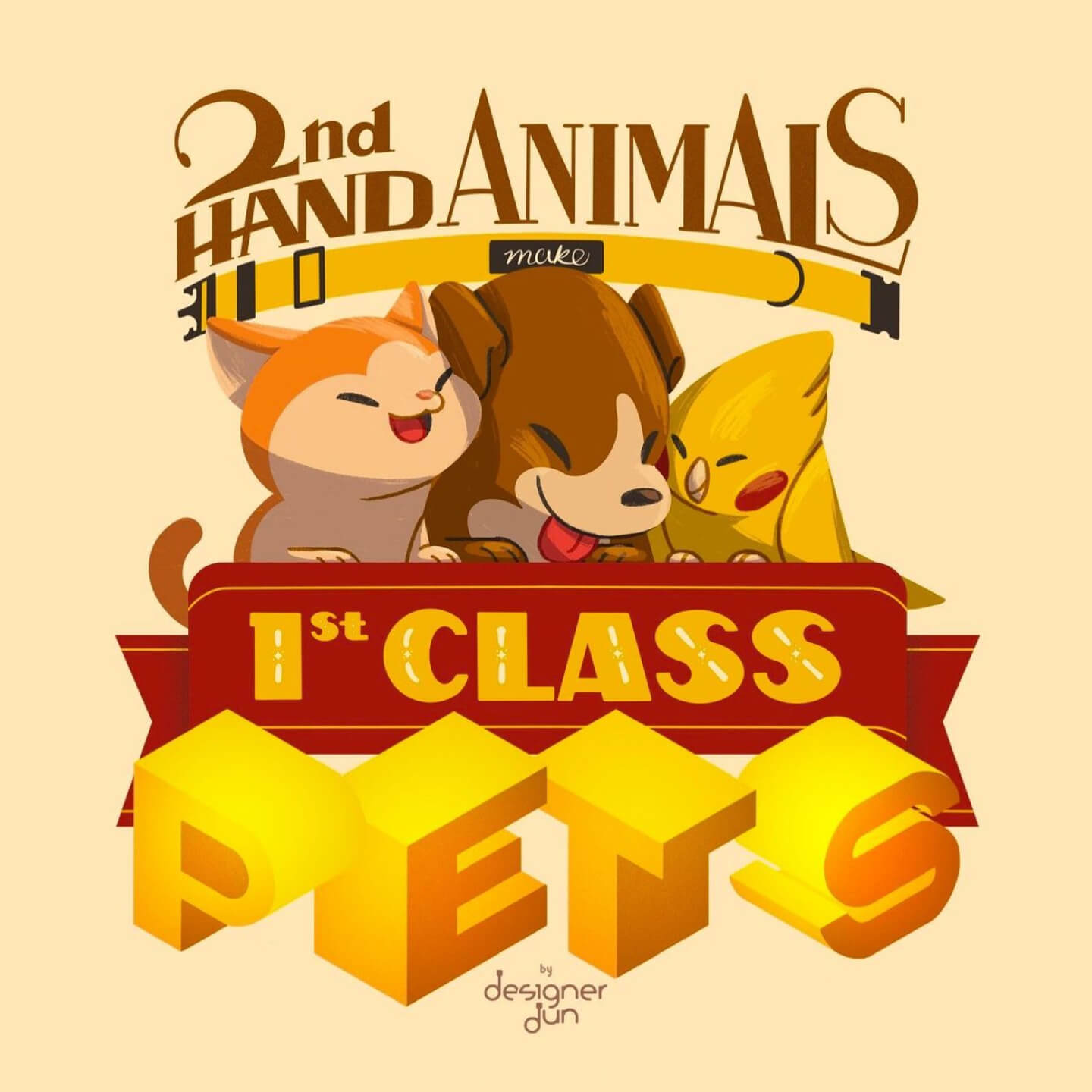 2nd hand animals make 1st class pets