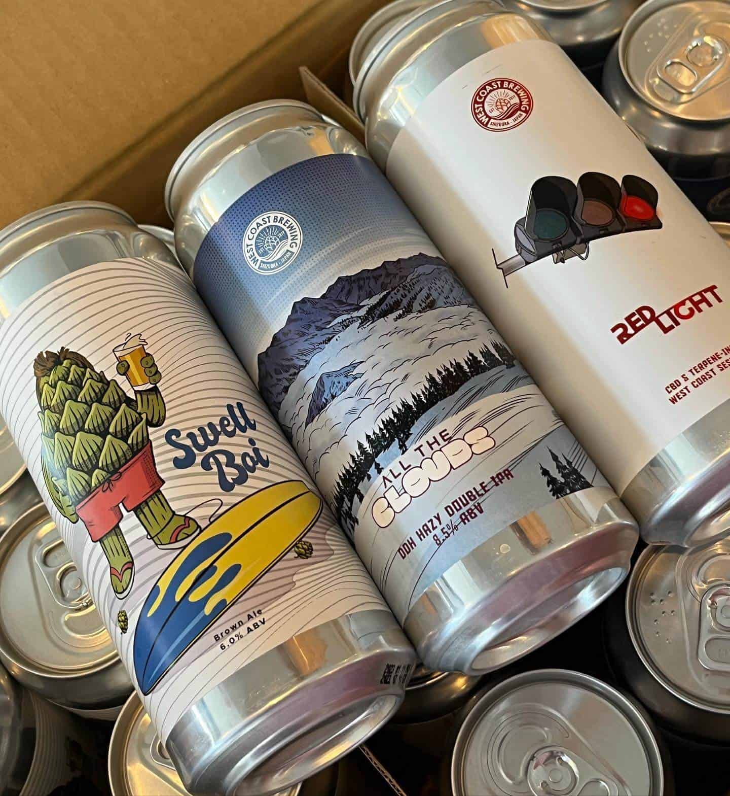 A wide selection of craft beers