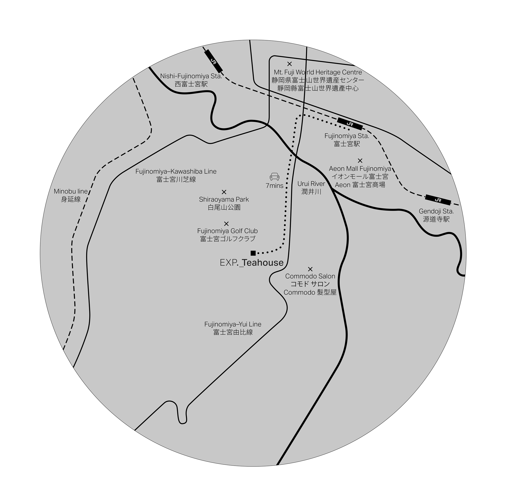 EXP._Teahouse amenities map