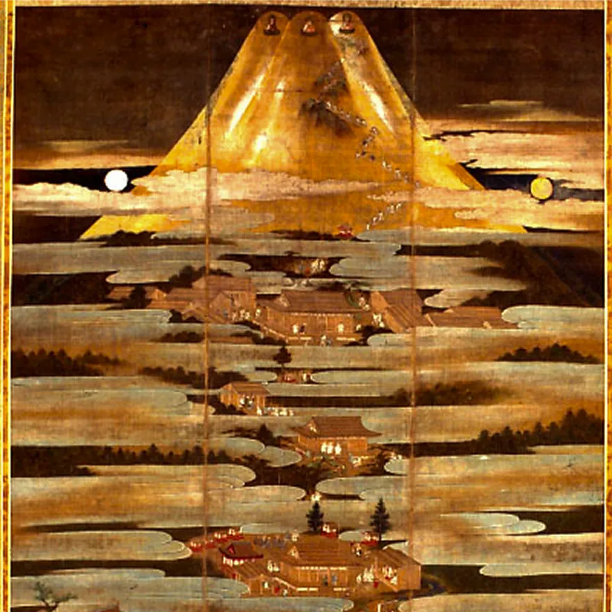 Artwork of Mt. Fuji from Fugaku Hyakkei