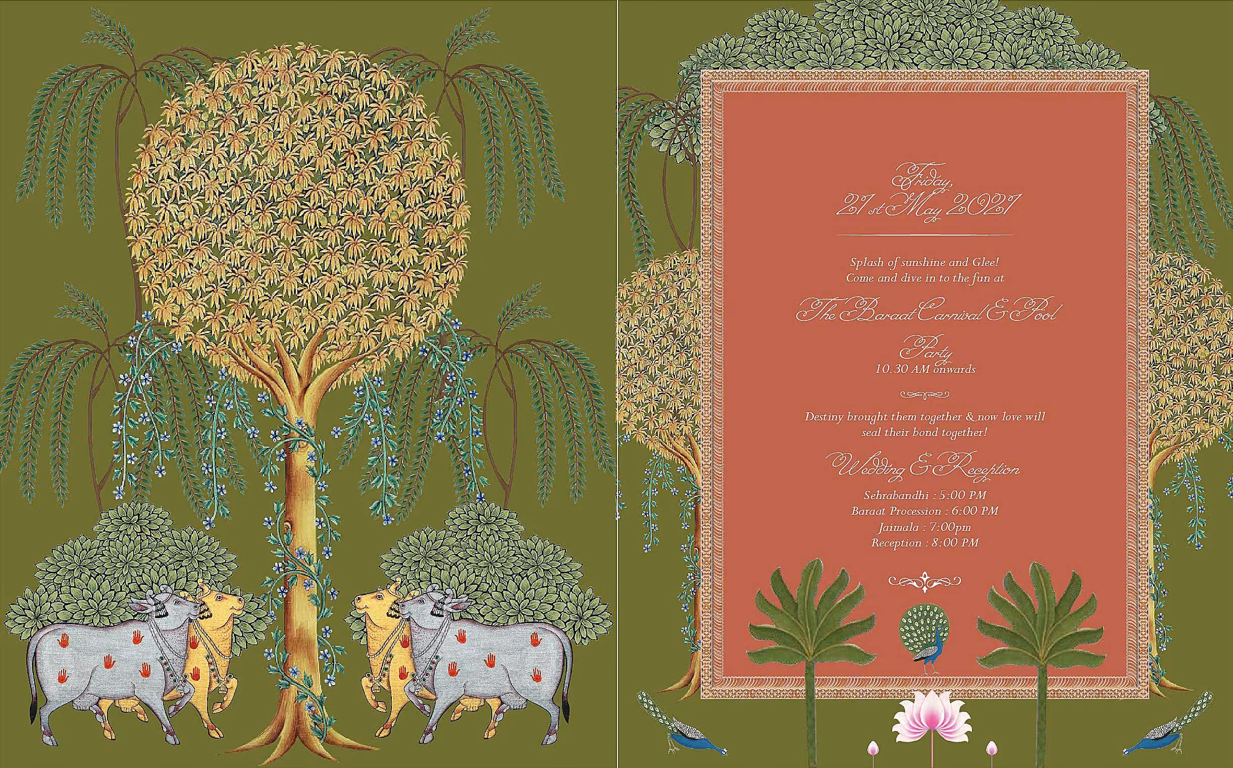 Shrinath ji Wedding Insert | by KRT Design Studio