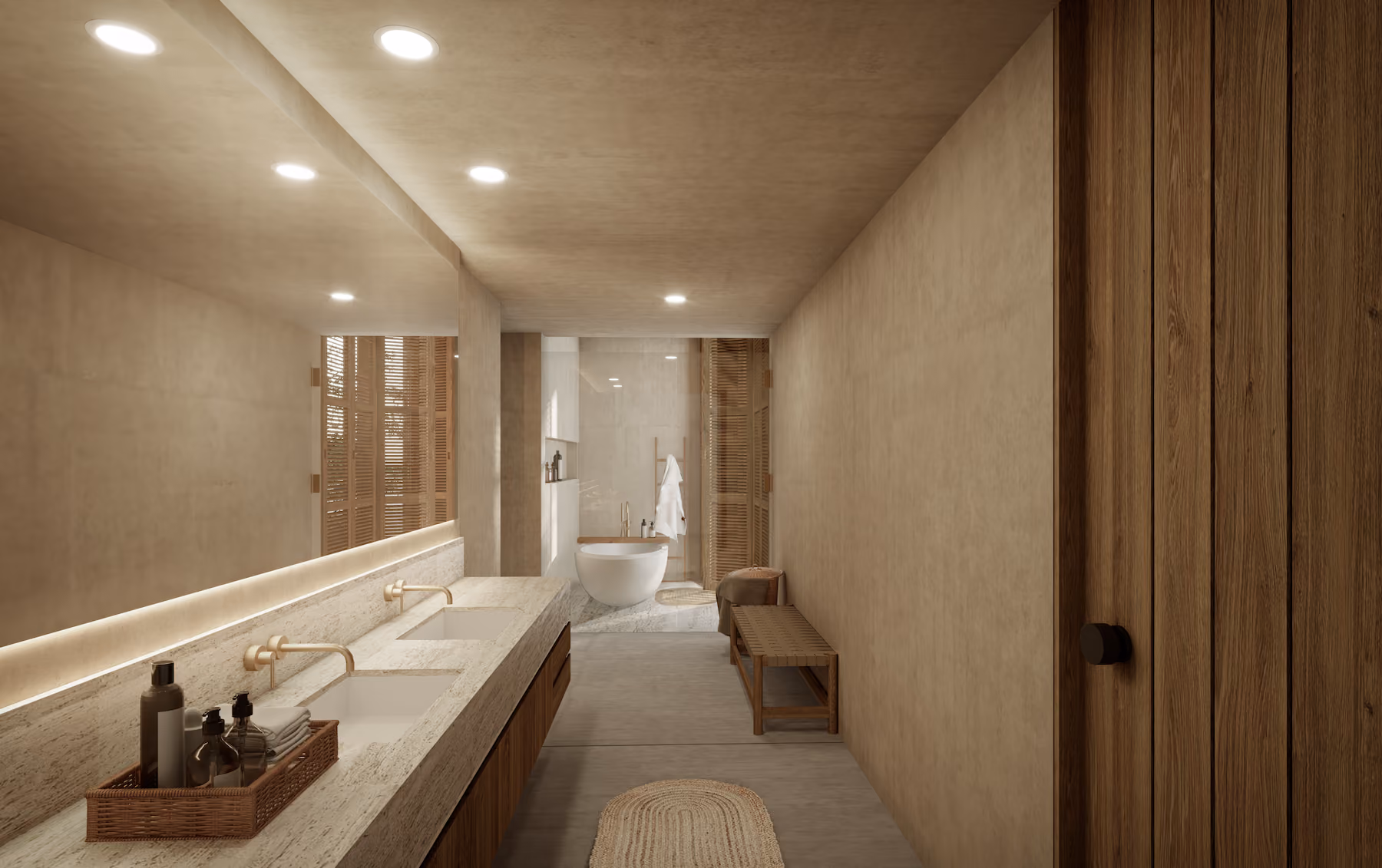 Baños con accesorios Delta en los departamentos en venta en Tulum en Mayab Tulum