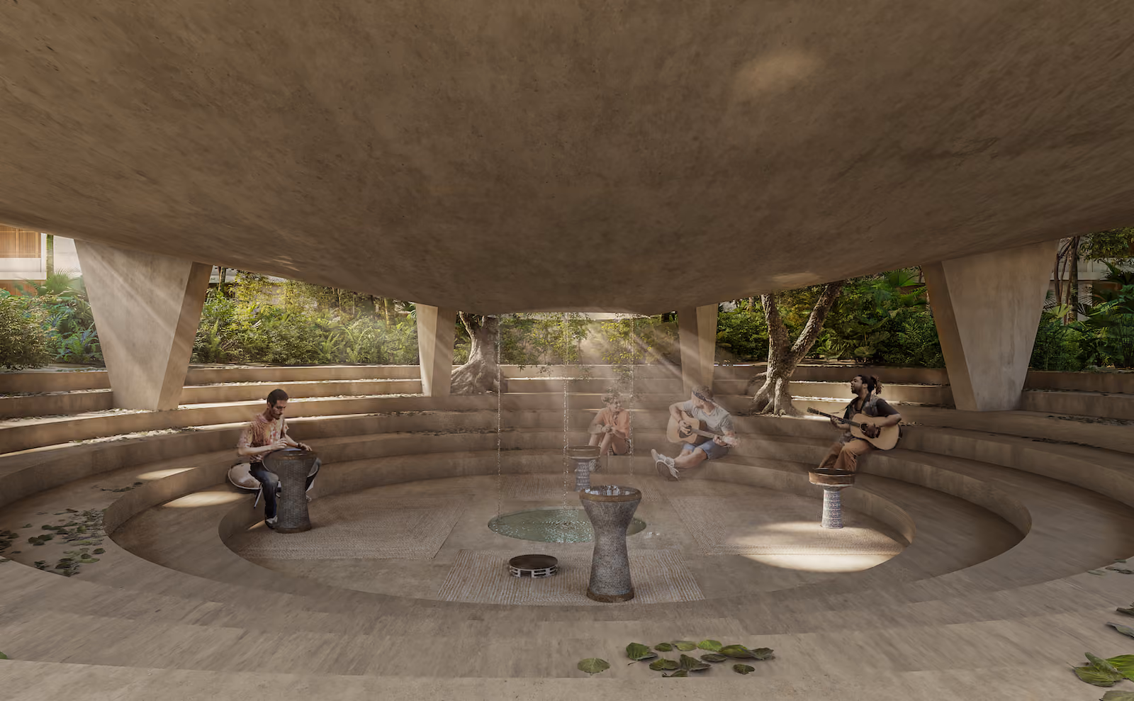 Amphitheater at Mayab Tulum - a development with new condos in Tulum for sale