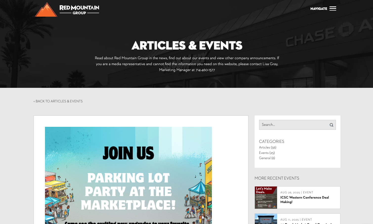 Red Mountain Group events