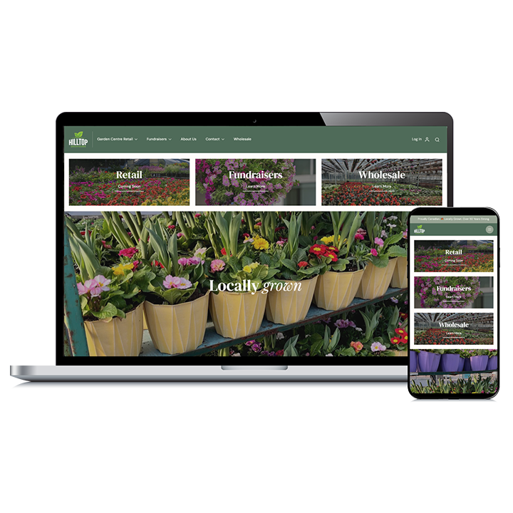 Hilltop Greenhouses website