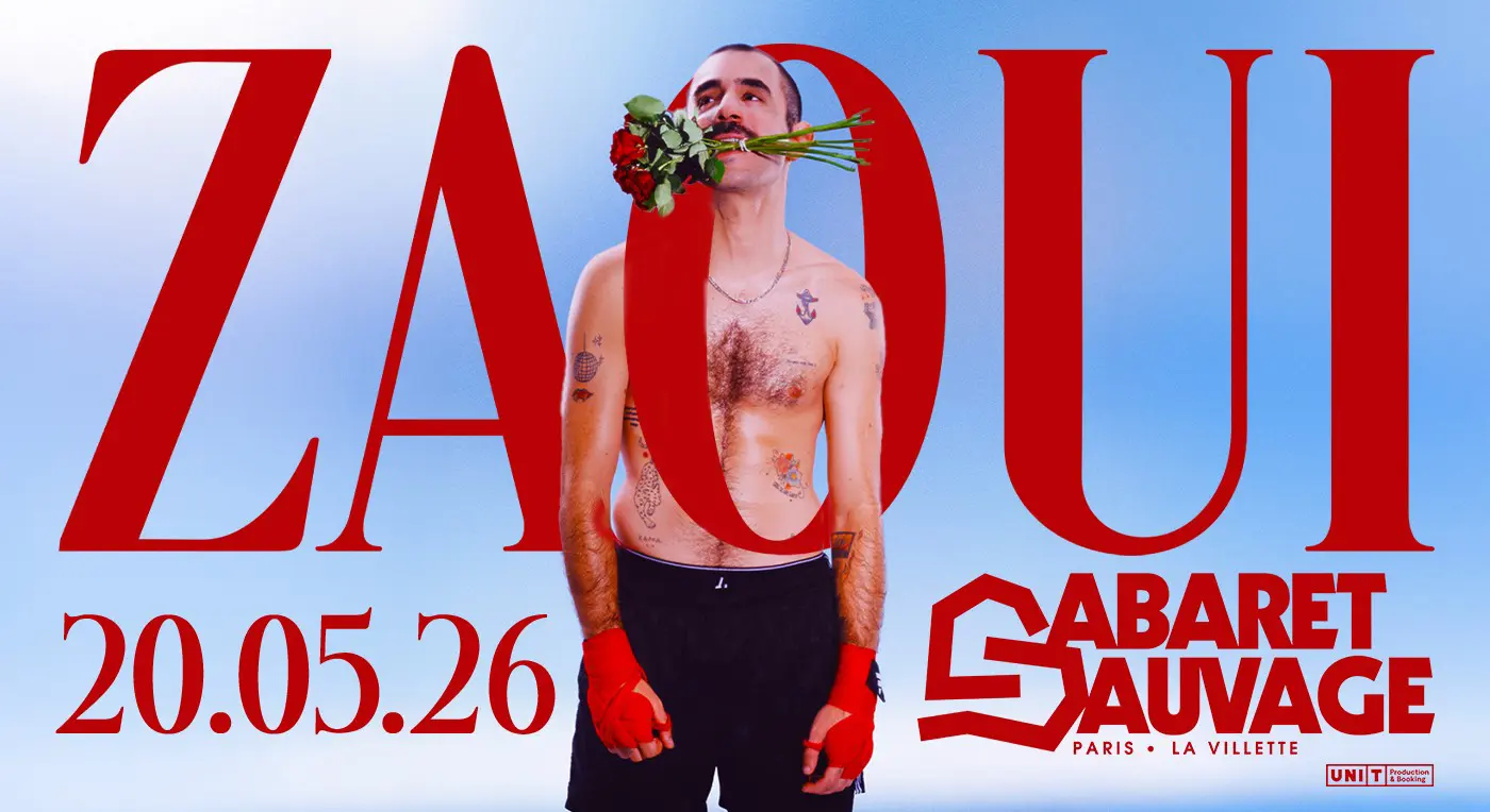 Affiche Zaoui en concert à Cabaret Sauvage