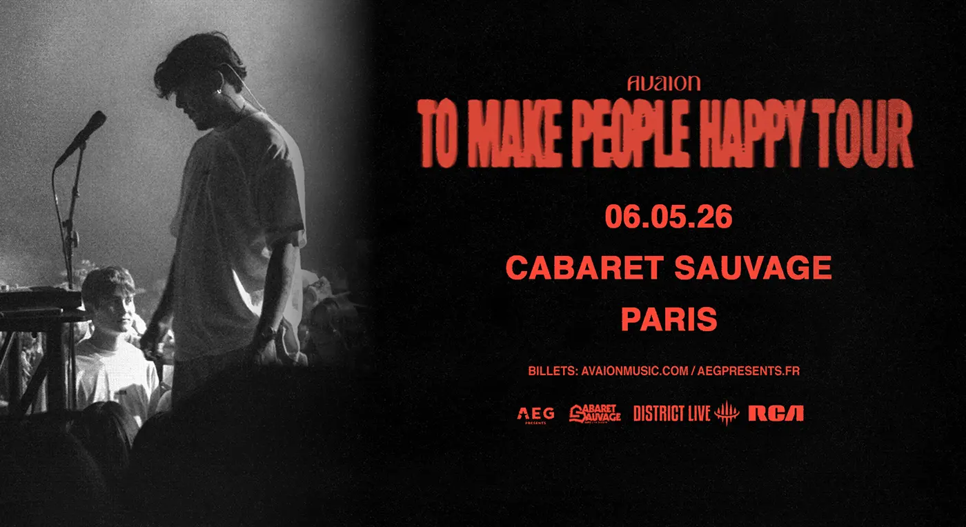 Affiche Avaion en concert à Cabaret Sauvage