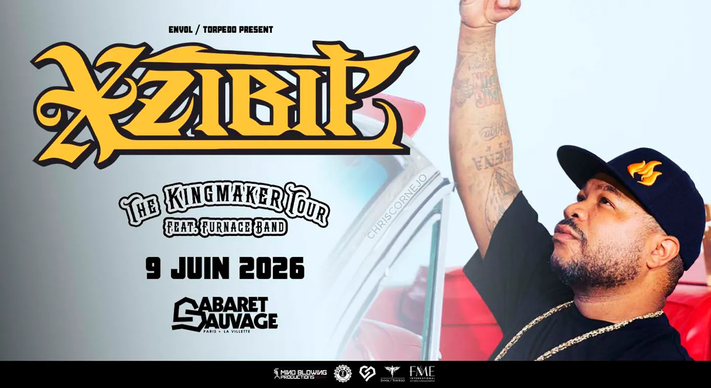 Affiche XZIBIT & Furnace Band en concert à Cabaret Sauvage
