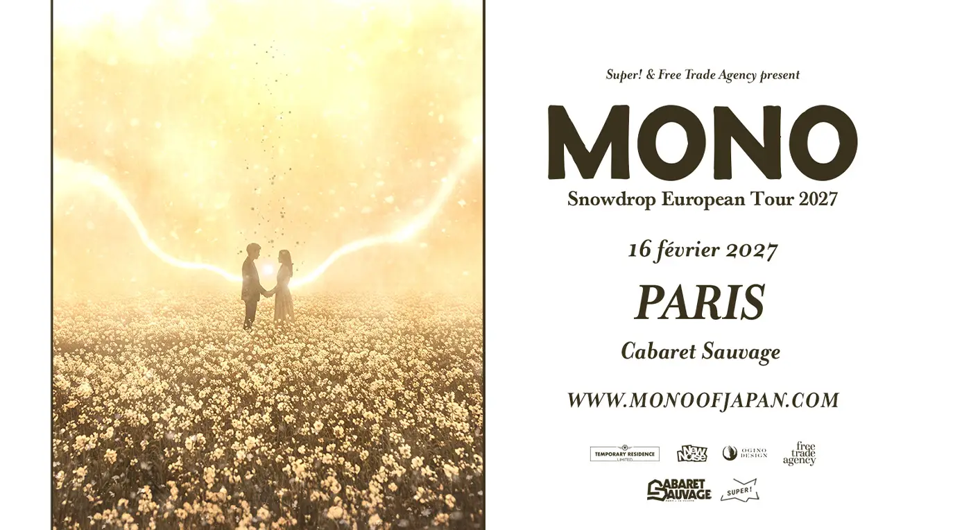 Affiche Mono en concert à Cabaret Sauvage