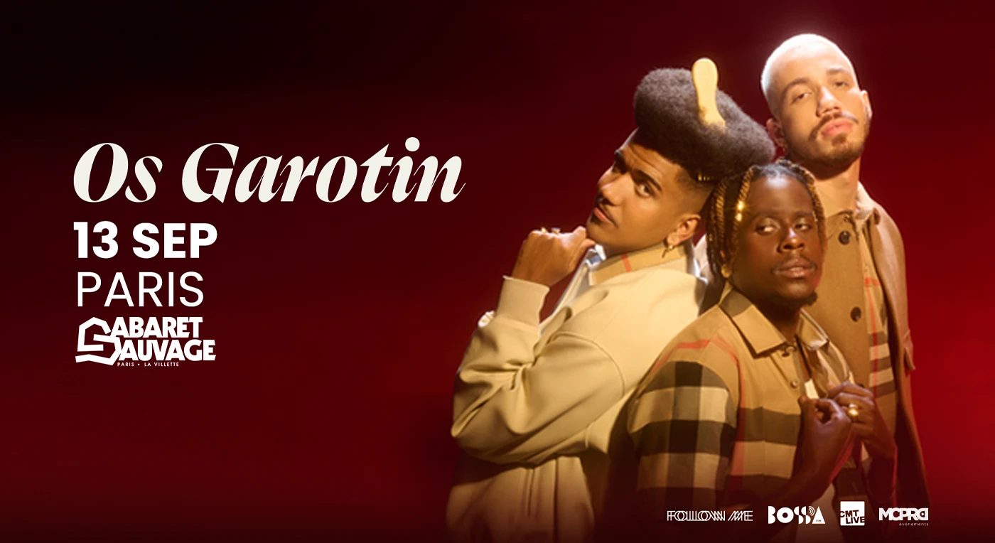 Affiche Os Garotin en concert à Cabaret Sauvage