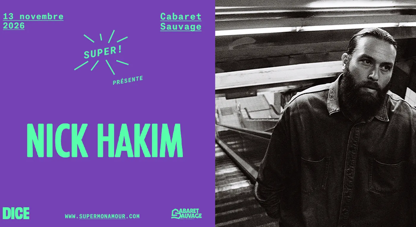 Affiche Nick Hakim en concert à Cabaret Sauvage