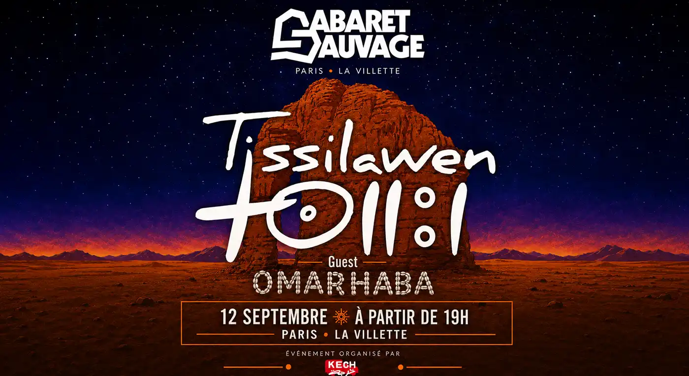 Affiche Tissilawen en concert à Cabaret Sauvage