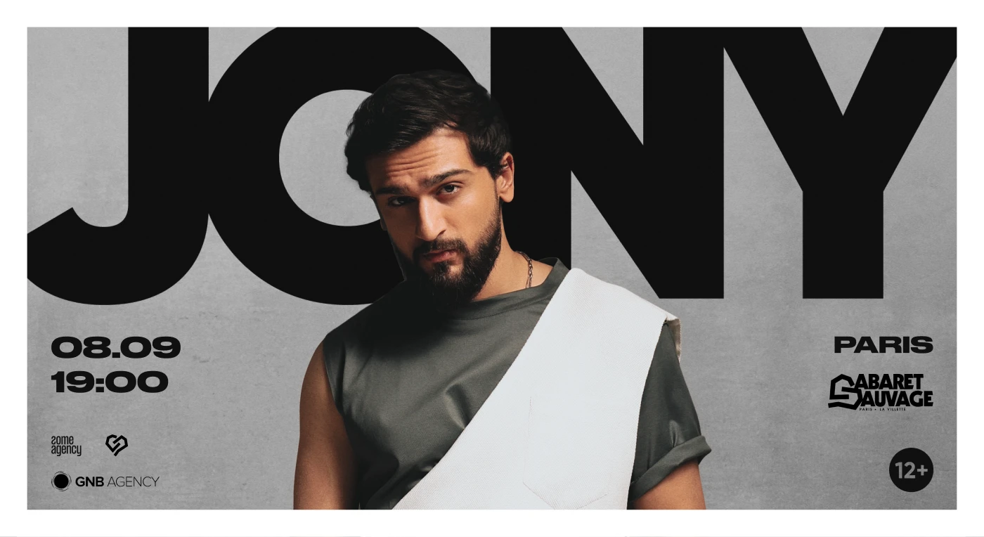 Affiche Jony en concert à Cabaret Sauvage