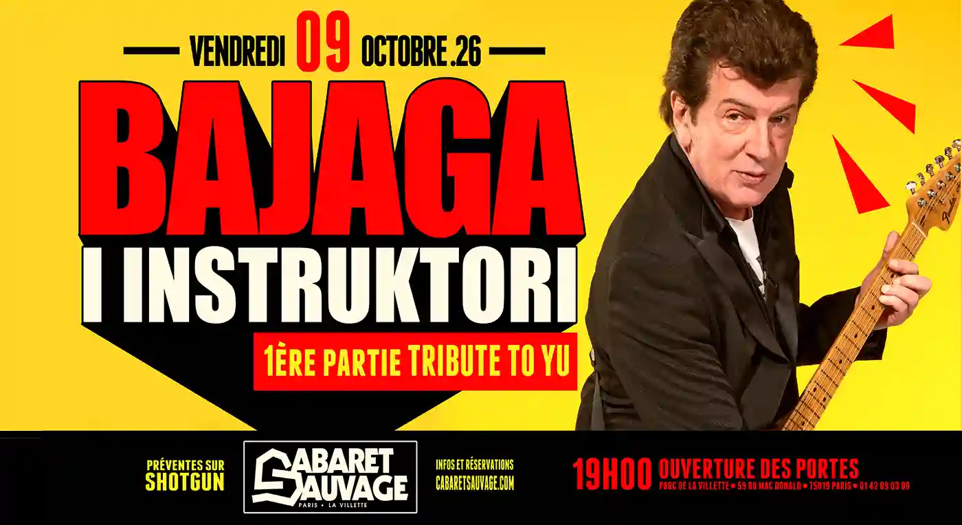 Bajaga I Instruktori — Cabaret Sauvage