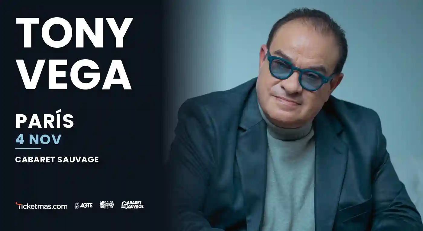 Affiche Tony Vega en concert à Cabaret Sauvage