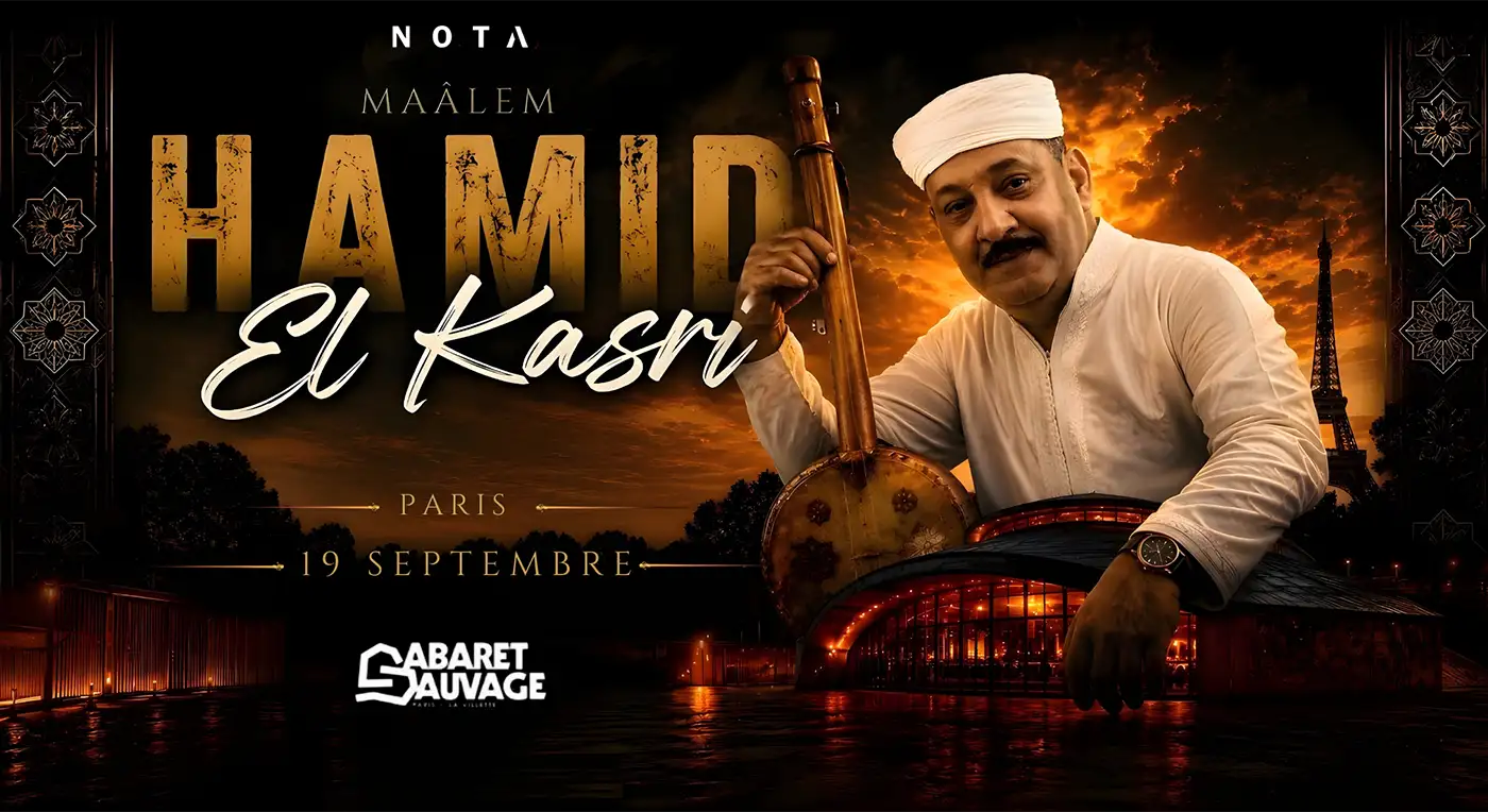 Affiche Hamid El Kasri en concert à Cabaret Sauvage