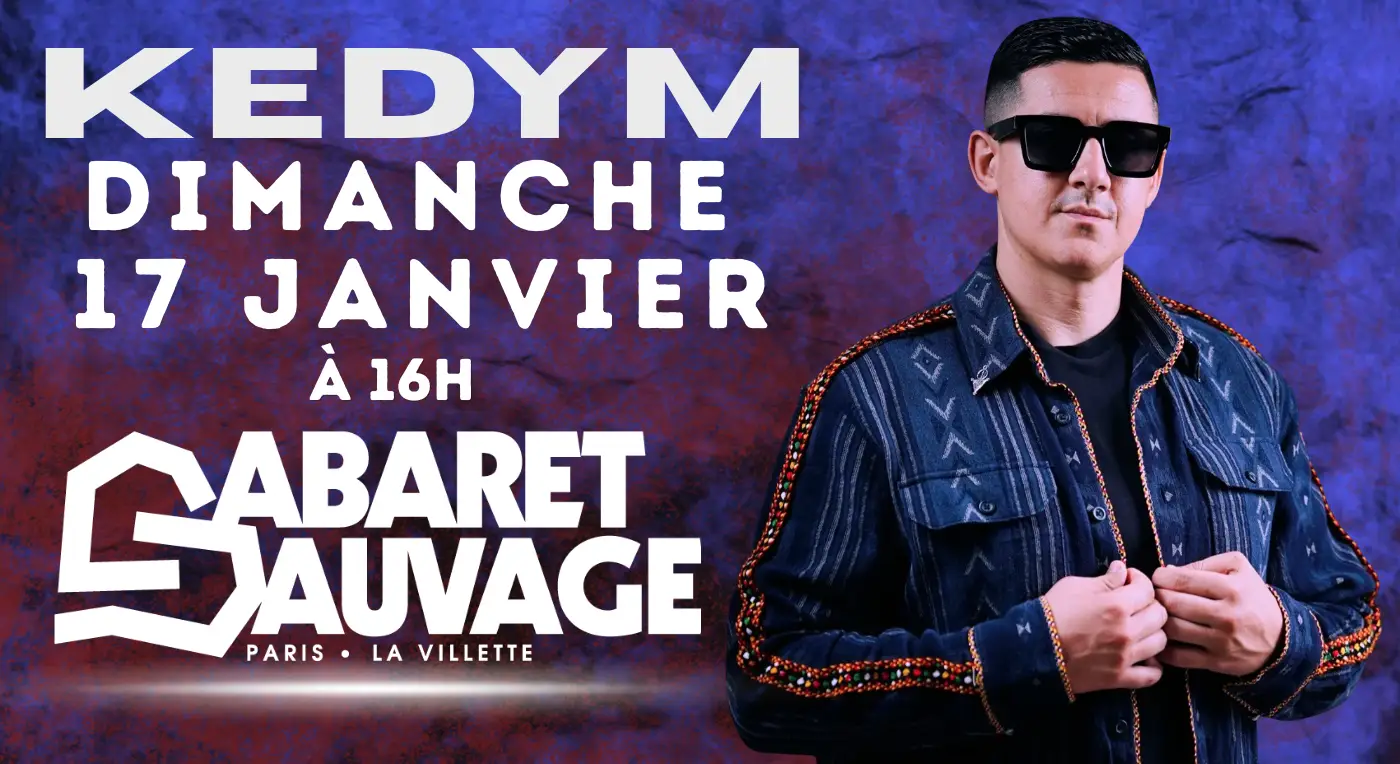 Affiche Kedym en concert au Cabaret Sauvage