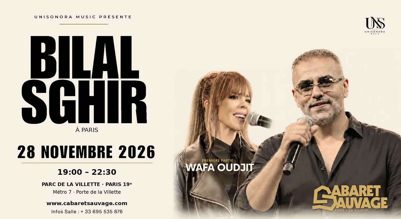 Affiche Raï & Héritage en concert au Cabaret Sauvage
