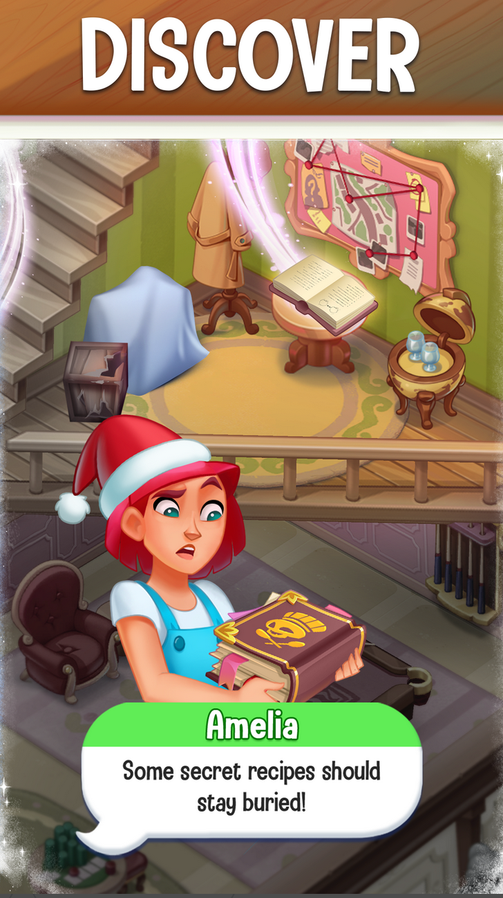 A cartoon woman holds a cookbook with a skull and crossbones. A speech bubble below her reads, “Some secret recipes should stay buried!”