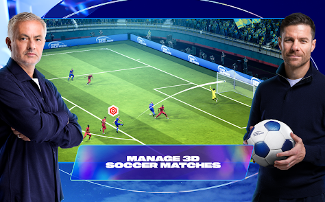 一张《Top Eleven》的图片，展示了游戏截图，两侧分别是现实世界中的足球明星。