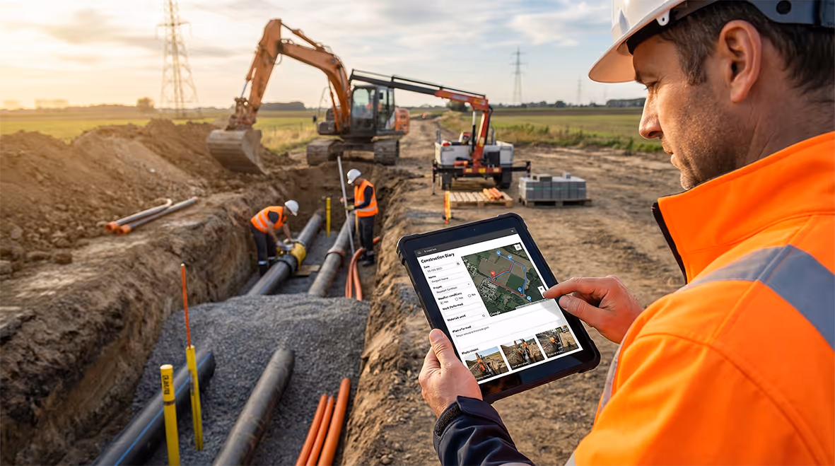 K-PI Projekt GmbH  – Digitales Bautagebuch für Infrastrukturprojekte
