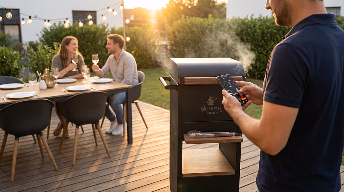 Willhelm Grill – Holzkohlegrillen digital neu gedacht