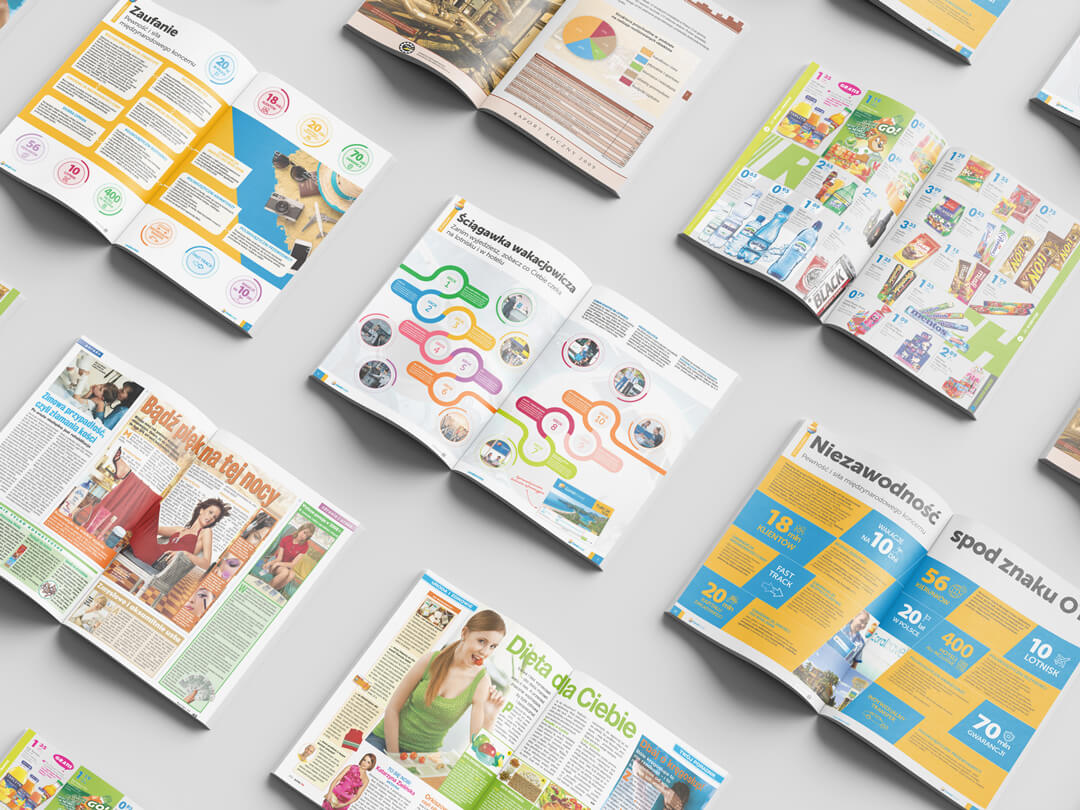 Magazin's layouts