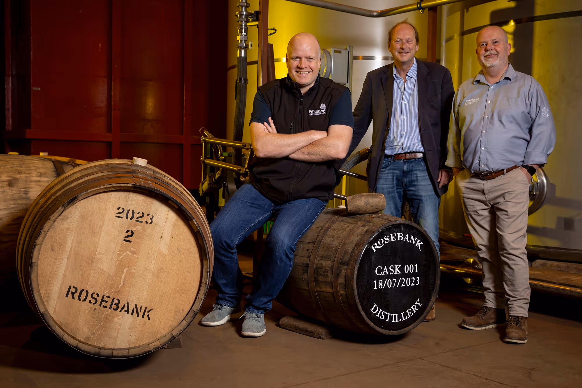 Production restarts at Rosebank Distillery after 30 years closed