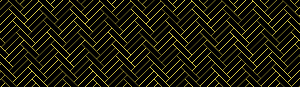Pattern of yellow blocks with a black background. 