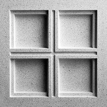 Cross Bas-Relief Cast Stone Architectural Medallion by Pineapple Grove Designs