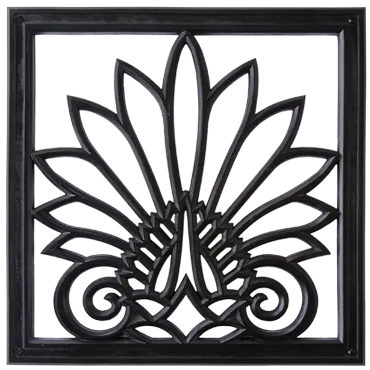 Anthemion Architectural Grille by Pineapple Grove Designs