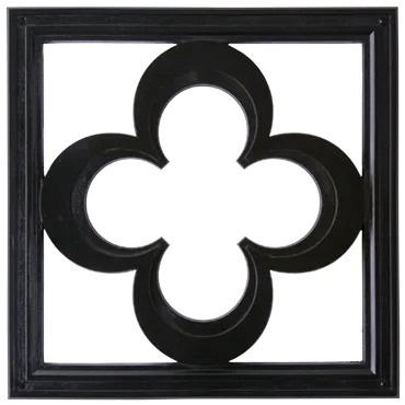 Quatrefoil Architectural Grille by Pineapple Grove Designs
