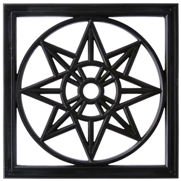 Compass Architectural Grille by Pineapple Grove Designs