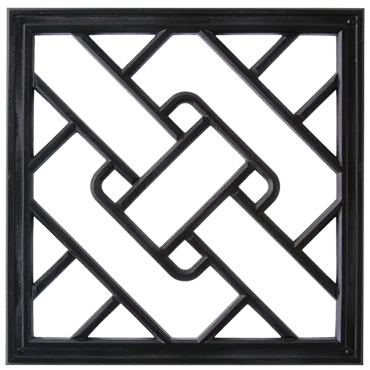 Plait Architectural Grille by Pineapple Grove Designs